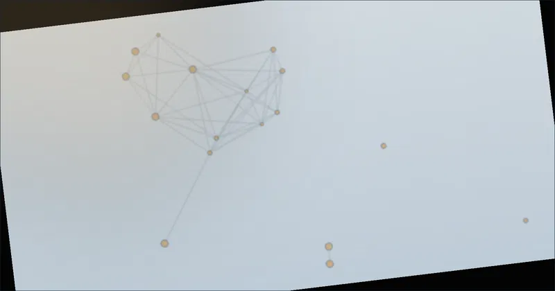 Abstract network pattern representing players connected through a shared in-game fund